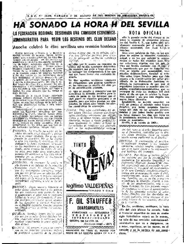 ABC SEVILLA 03-08-1963 página 27