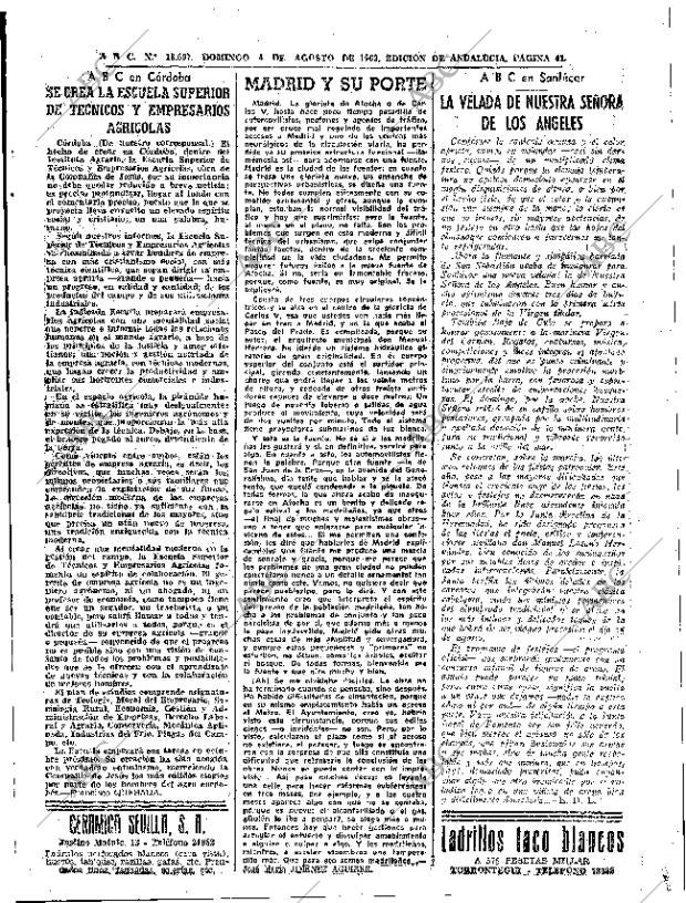 ABC SEVILLA 04-08-1963 página 41