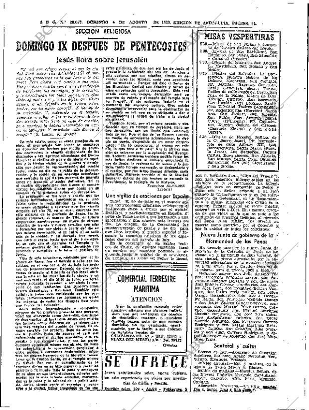 ABC SEVILLA 04-08-1963 página 54