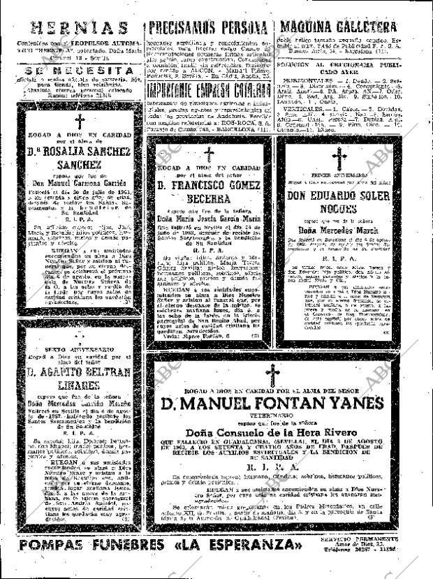 ABC SEVILLA 04-08-1963 página 62