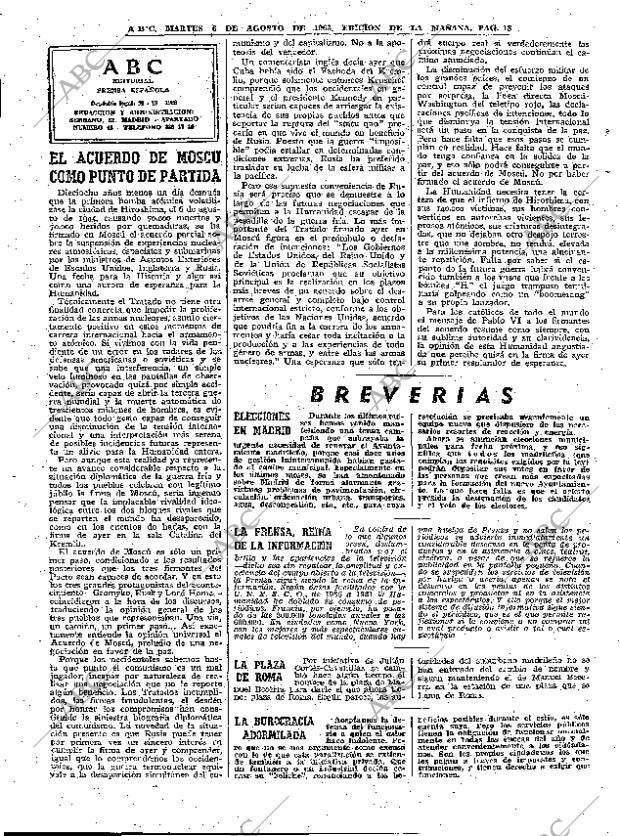 ABC MADRID 06-08-1963 página 18