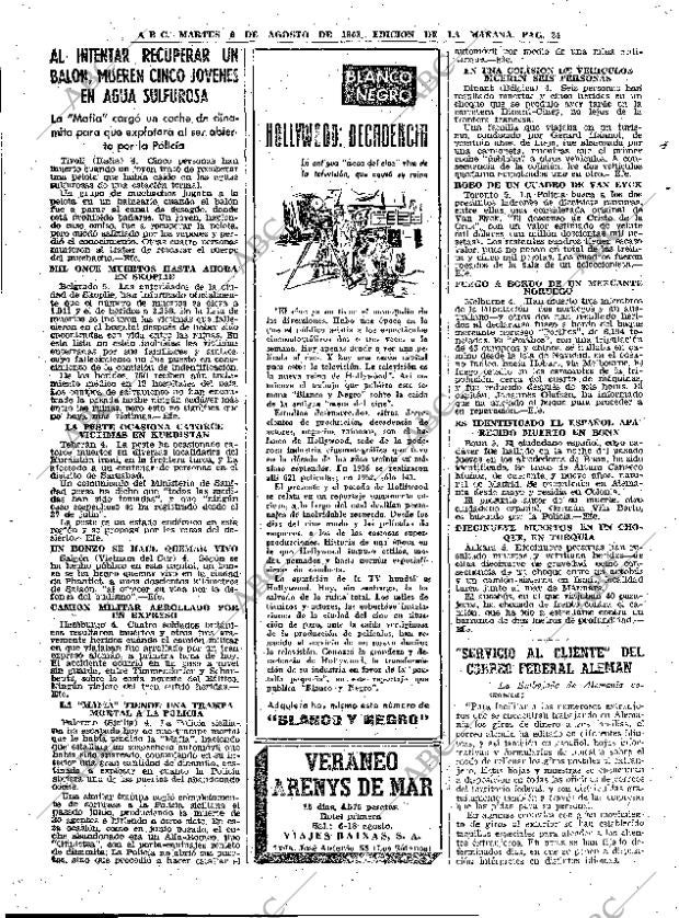 ABC MADRID 06-08-1963 página 24