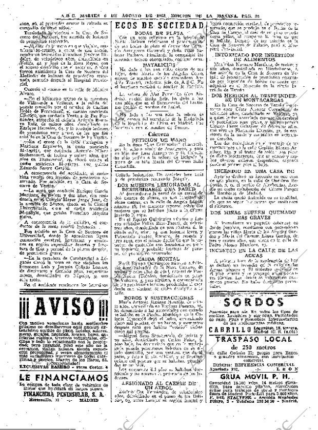 ABC MADRID 06-08-1963 página 32