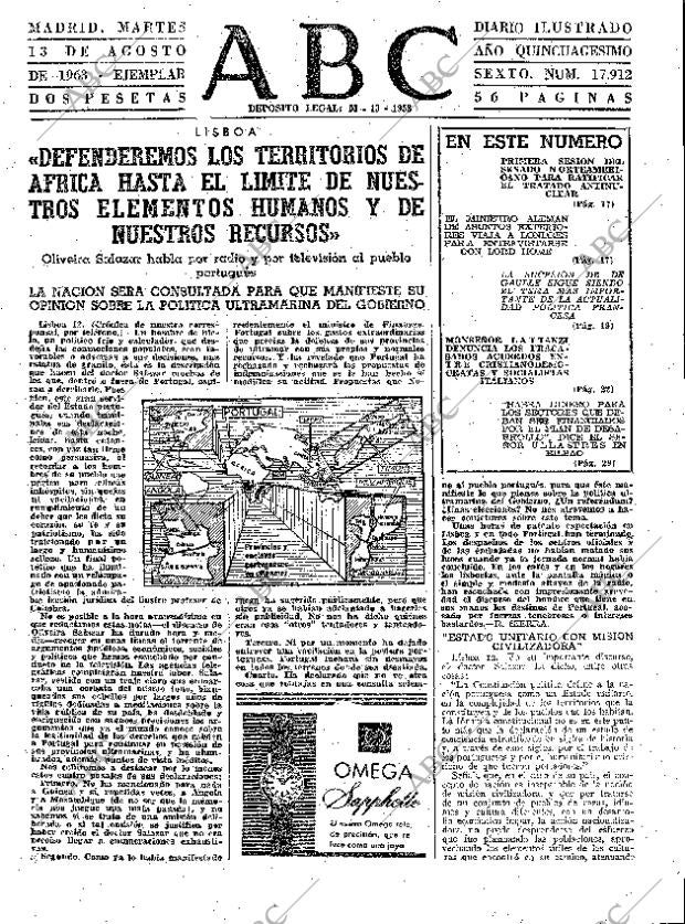 ABC MADRID 13-08-1963 página 15