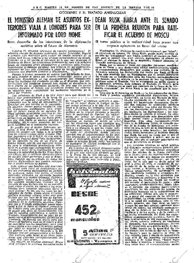 ABC MADRID 13-08-1963 página 17