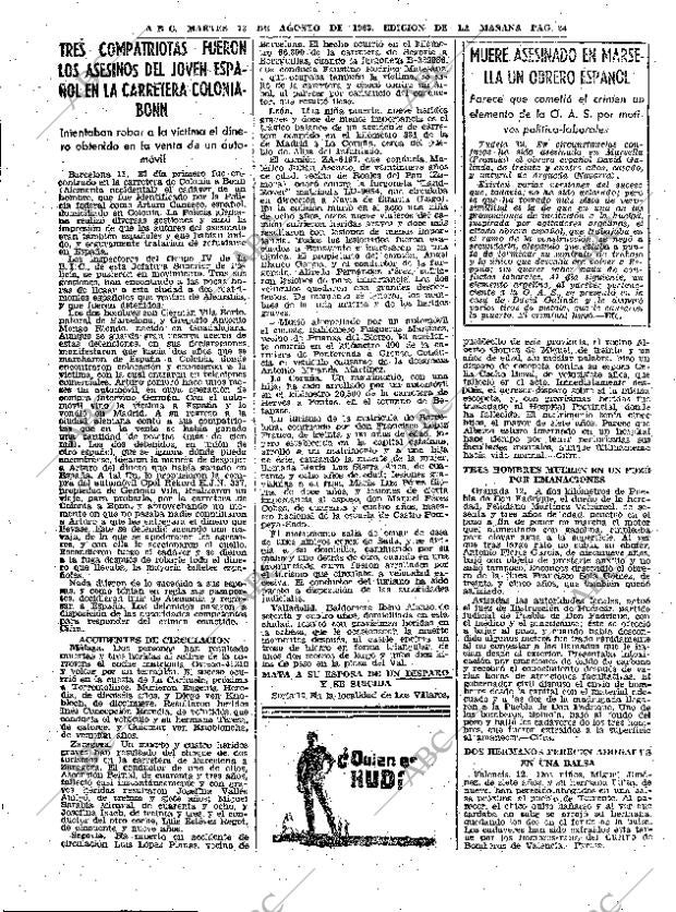 ABC MADRID 13-08-1963 página 24
