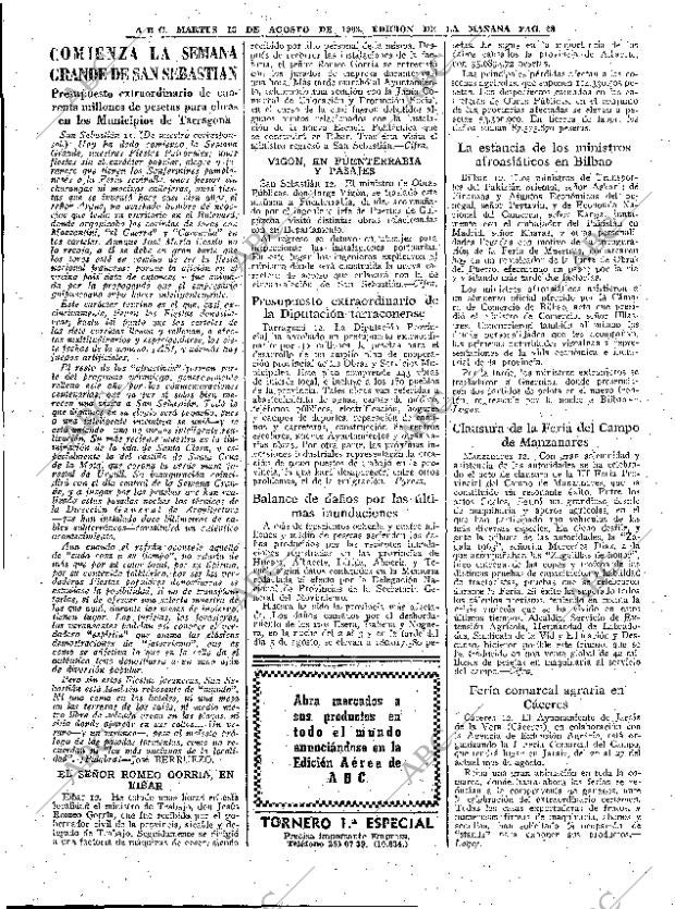 ABC MADRID 13-08-1963 página 28