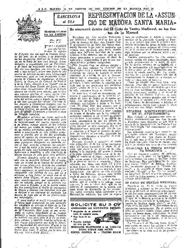 ABC MADRID 13-08-1963 página 30