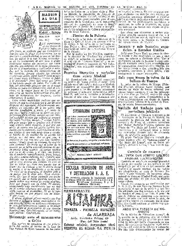 ABC MADRID 13-08-1963 página 31