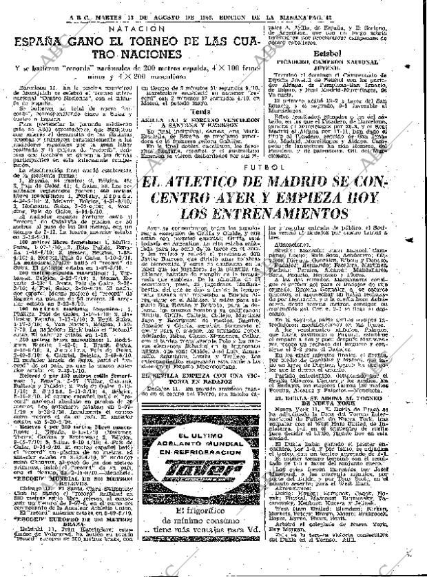 ABC MADRID 13-08-1963 página 43