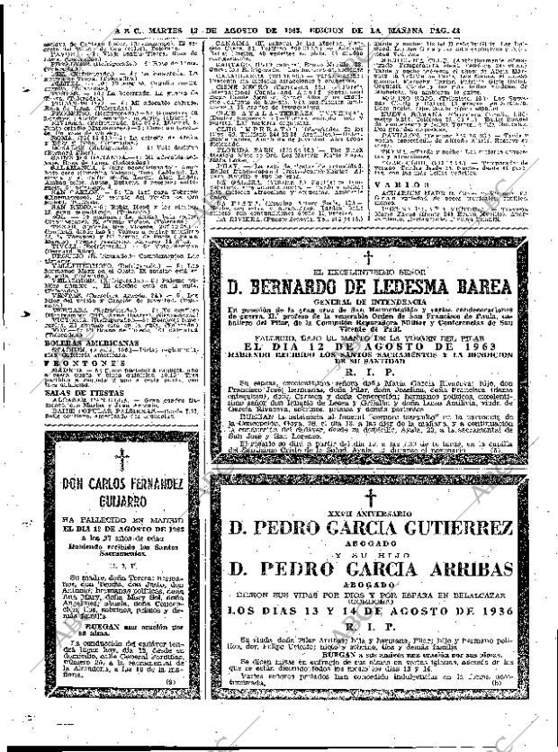 ABC MADRID 13-08-1963 página 48