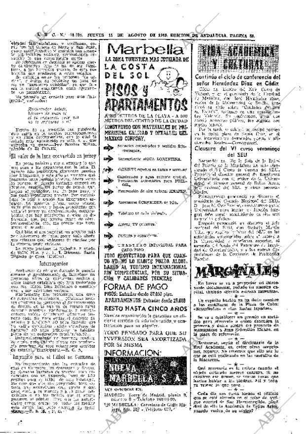 ABC SEVILLA 15-08-1963 página 32
