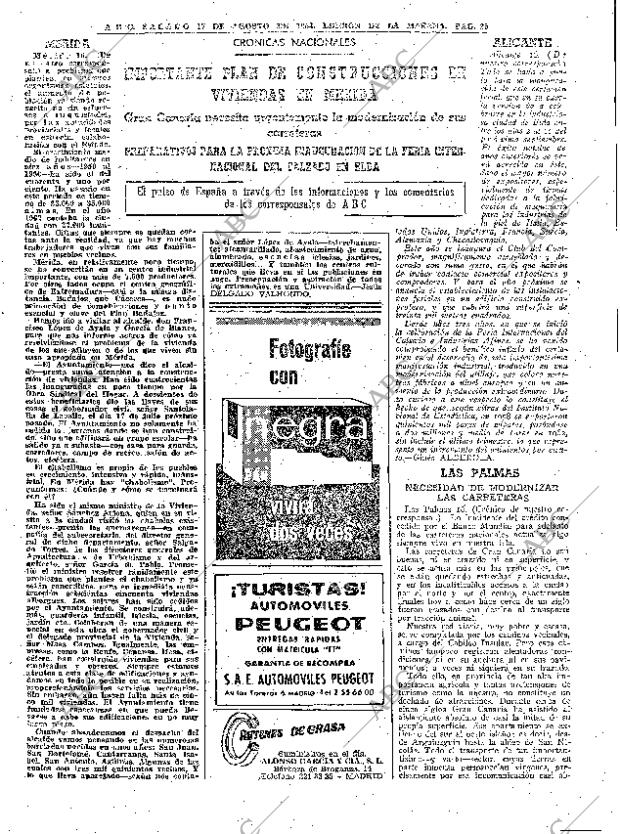 ABC MADRID 17-08-1963 página 25