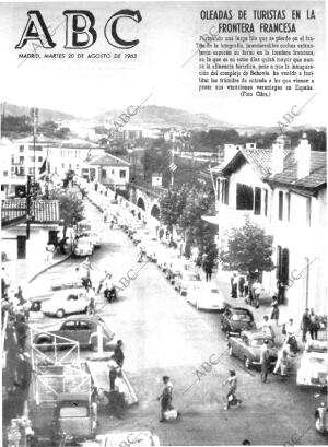 ABC MADRID 20-08-1963 página 1