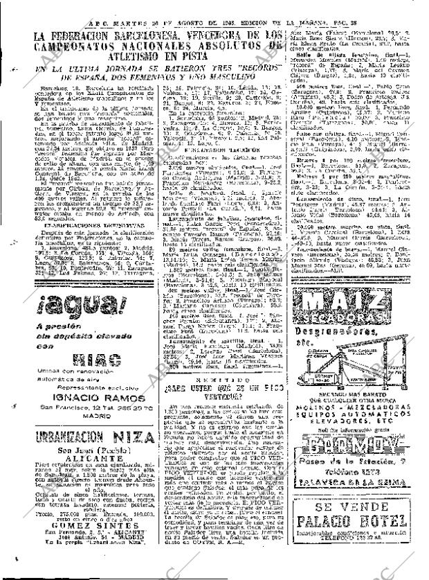 ABC MADRID 20-08-1963 página 38