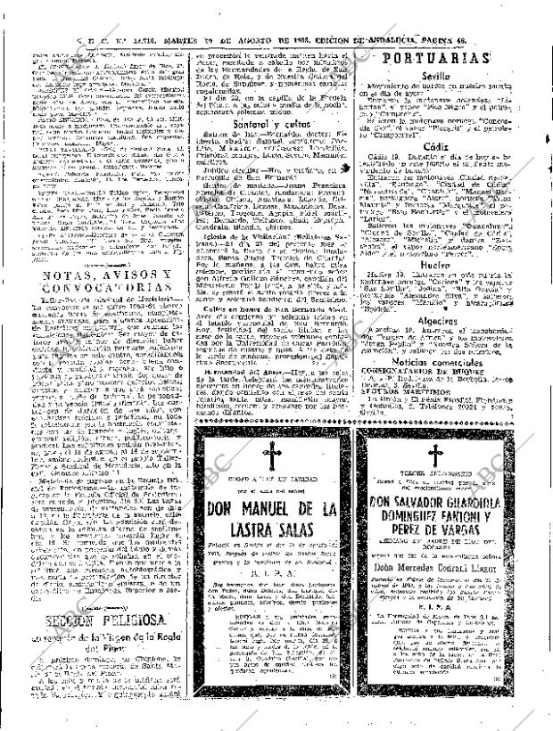 ABC SEVILLA 20-08-1963 página 46