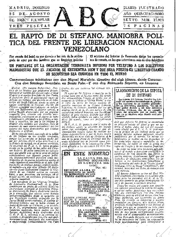 ABC MADRID 25-08-1963 página 39