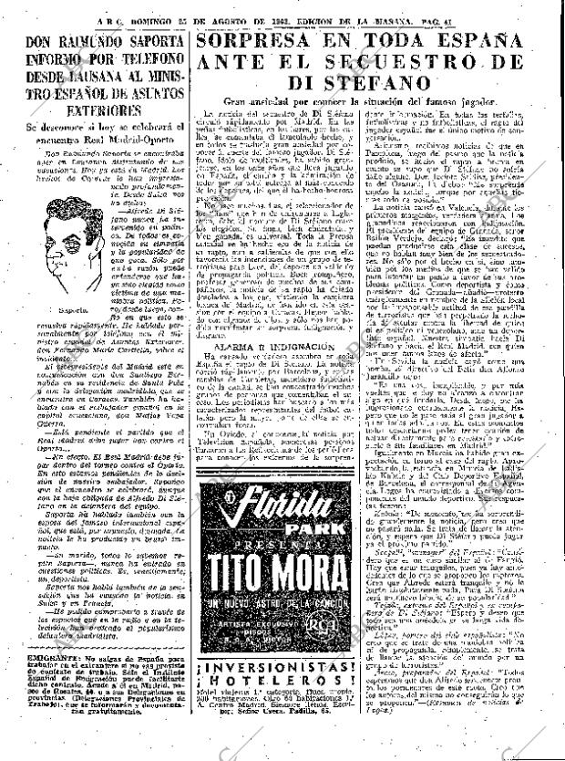 ABC MADRID 25-08-1963 página 41