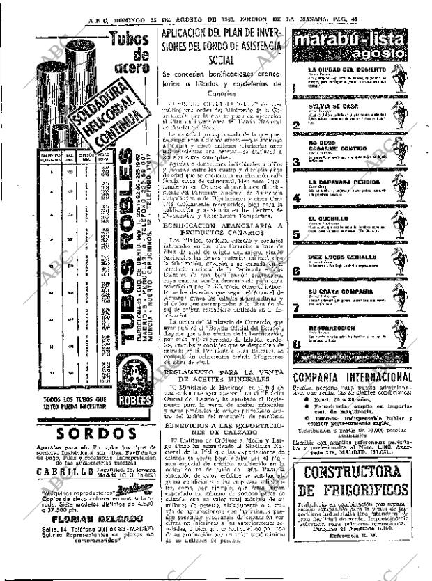 ABC MADRID 25-08-1963 página 48