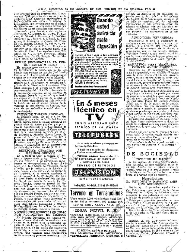 ABC MADRID 25-08-1963 página 54