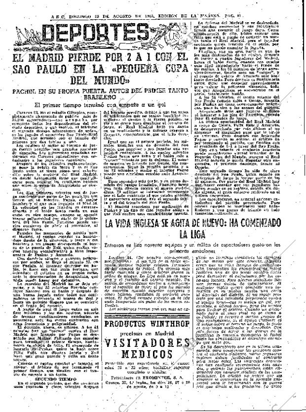 ABC MADRID 25-08-1963 página 61