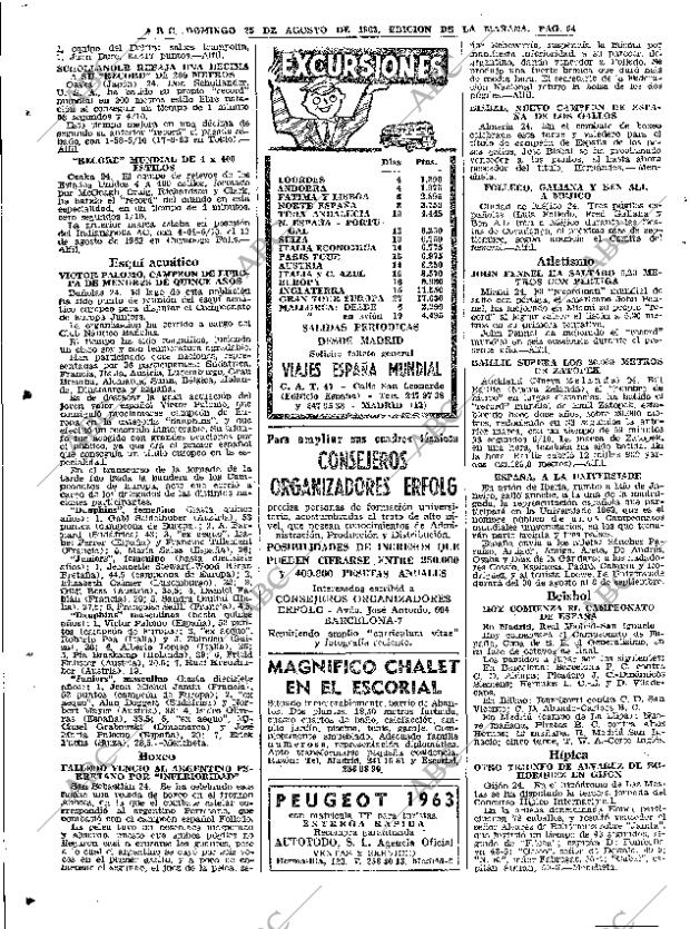 ABC MADRID 25-08-1963 página 64