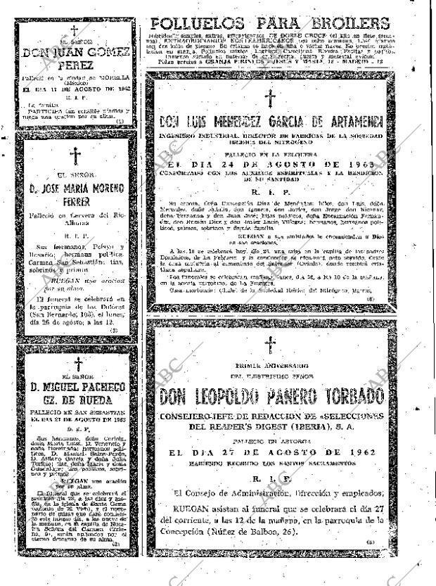 ABC MADRID 25-08-1963 página 73