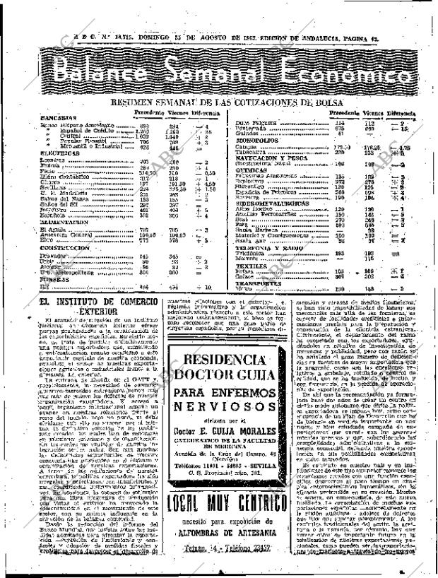 ABC SEVILLA 25-08-1963 página 43