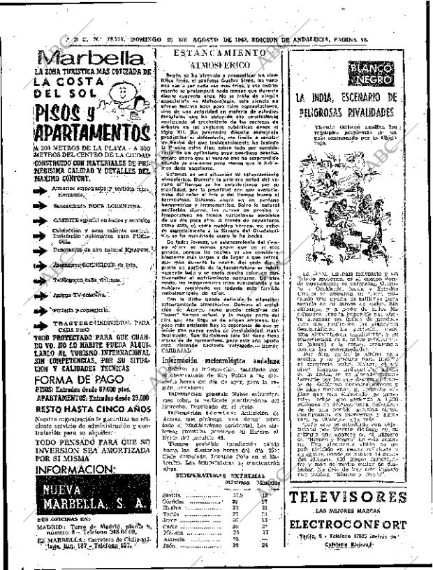 ABC SEVILLA 25-08-1963 página 48