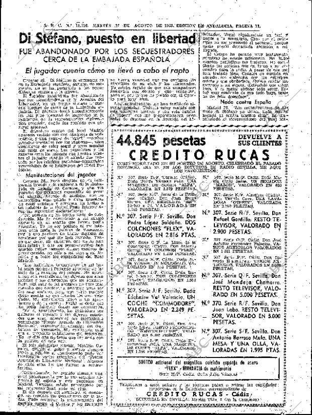 ABC SEVILLA 27-08-1963 página 11