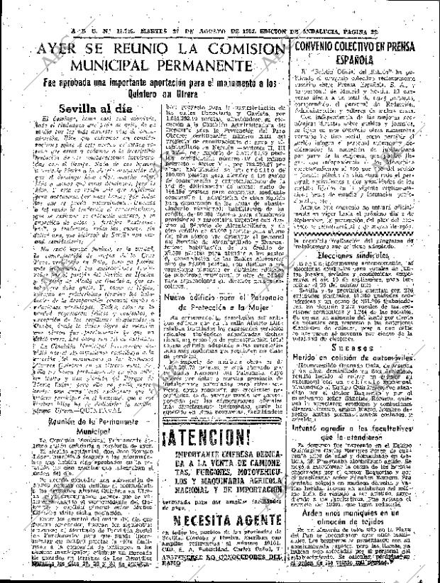 ABC SEVILLA 27-08-1963 página 23