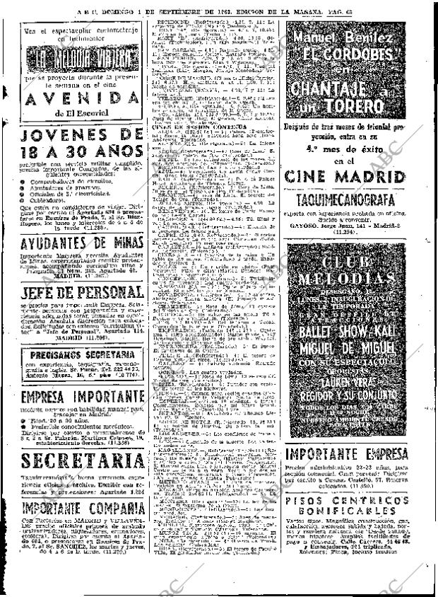 ABC MADRID 01-09-1963 página 65