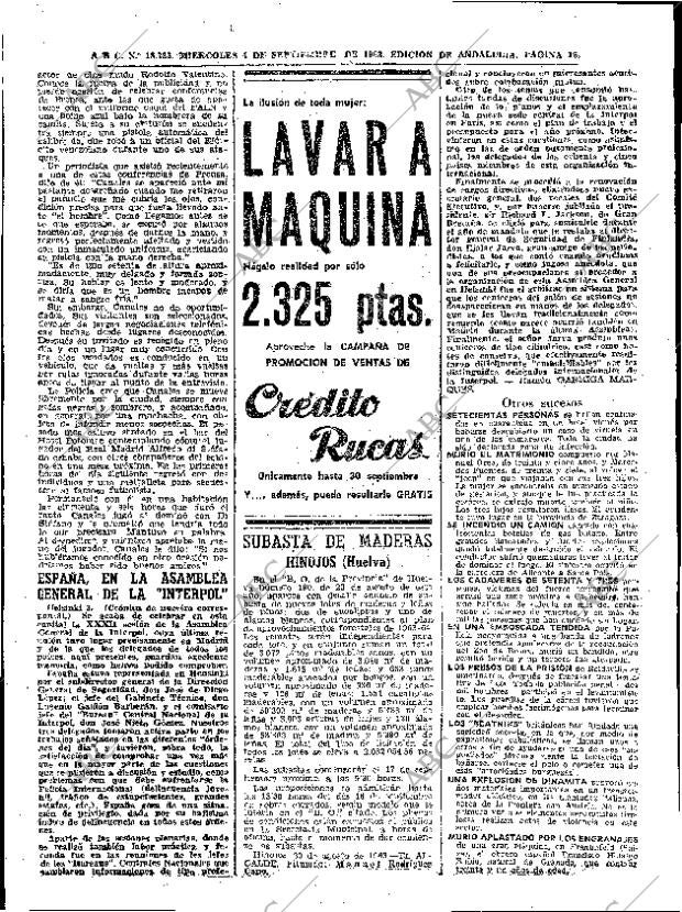 ABC SEVILLA 04-09-1963 página 18