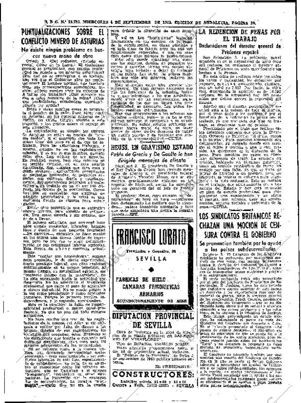 ABC SEVILLA 04-09-1963 página 20