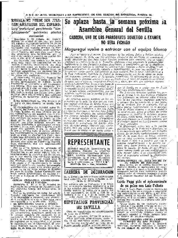 ABC SEVILLA 04-09-1963 página 23