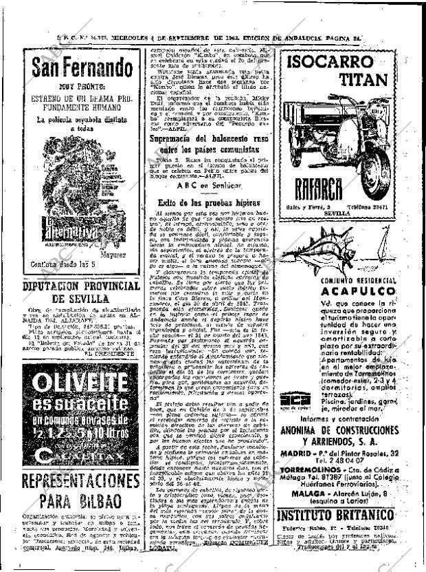 ABC SEVILLA 04-09-1963 página 24