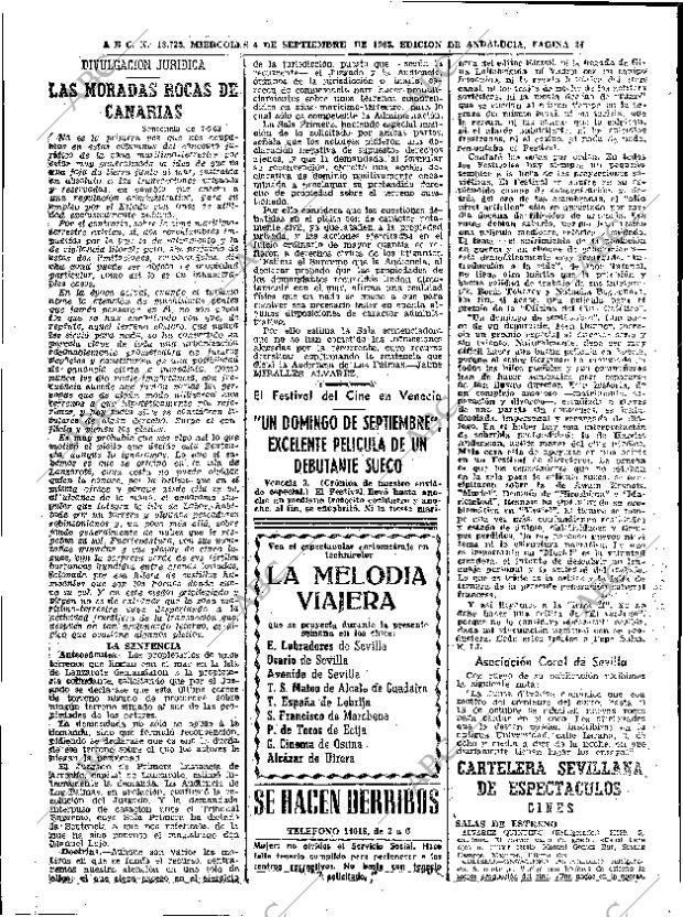 ABC SEVILLA 04-09-1963 página 26