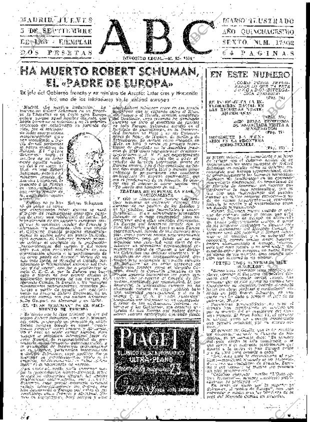 ABC MADRID 05-09-1963 página 23