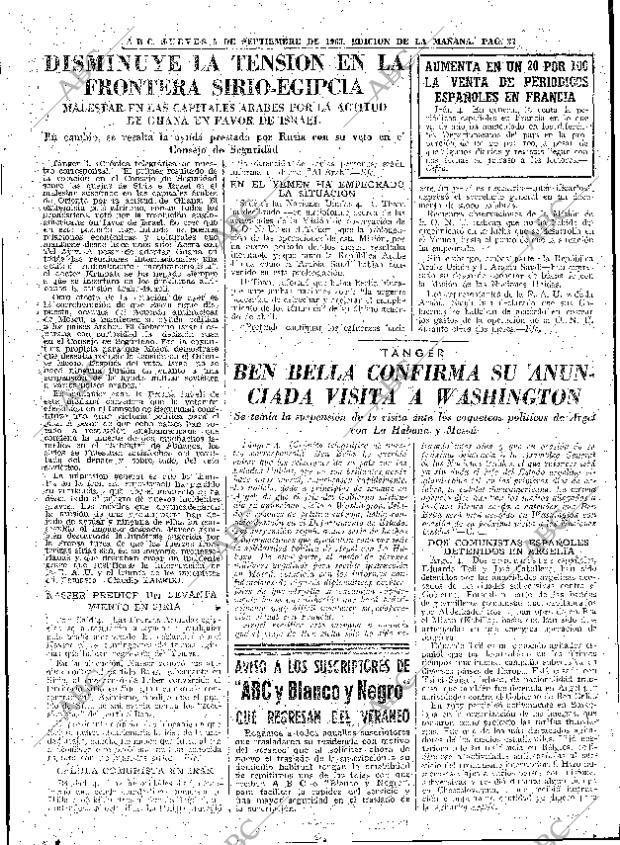 ABC MADRID 05-09-1963 página 27