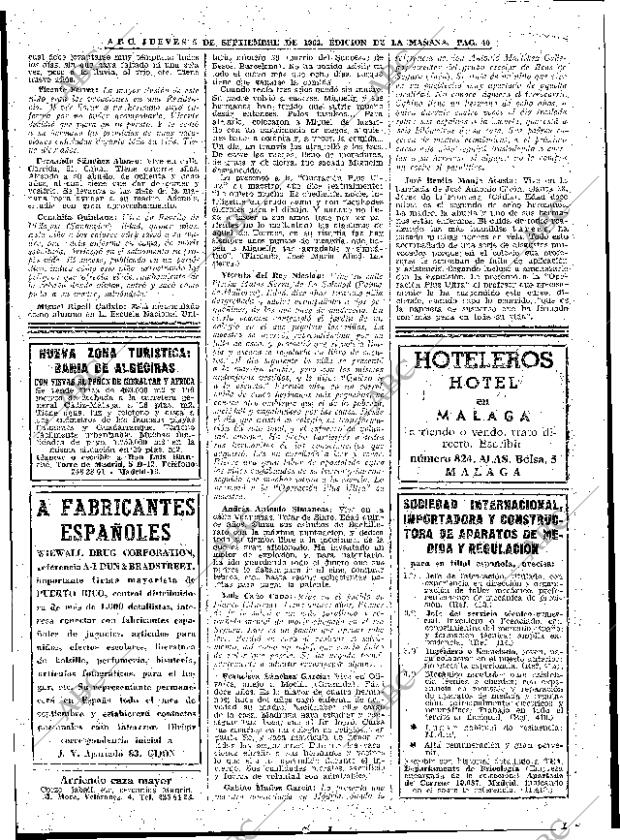 ABC MADRID 05-09-1963 página 40