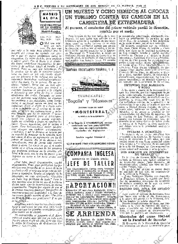 ABC MADRID 06-09-1963 página 27