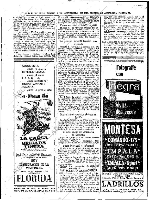 ABC SEVILLA 07-09-1963 página 22