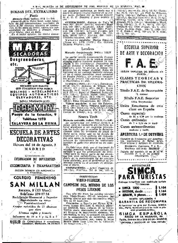 ABC MADRID 10-09-1963 página 40