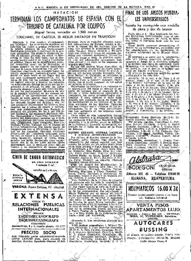 ABC MADRID 10-09-1963 página 44