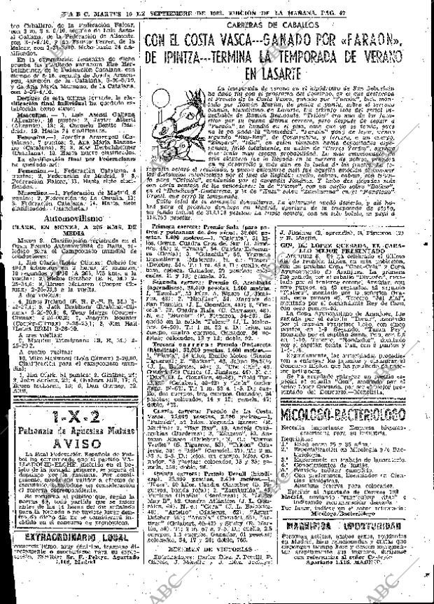 ABC MADRID 10-09-1963 página 47