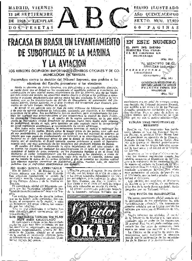 ABC MADRID 13-09-1963 página 23