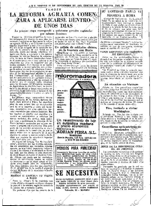 ABC MADRID 13-09-1963 página 28