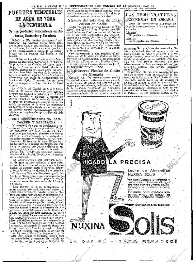 ABC MADRID 13-09-1963 página 33