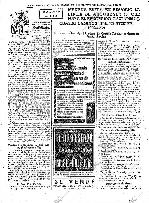 ABC MADRID 13-09-1963 página 37