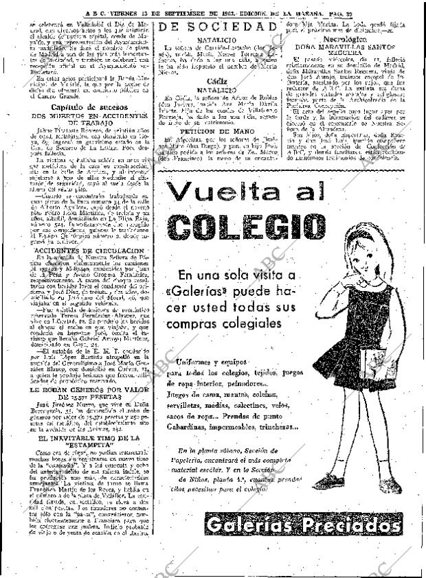 ABC MADRID 13-09-1963 página 39